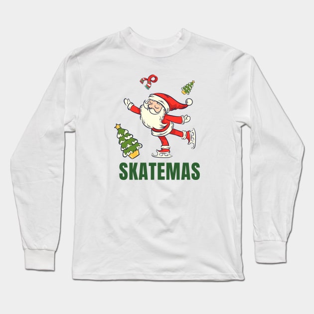 ice-skating Long Sleeve T-Shirt by DewaJassin